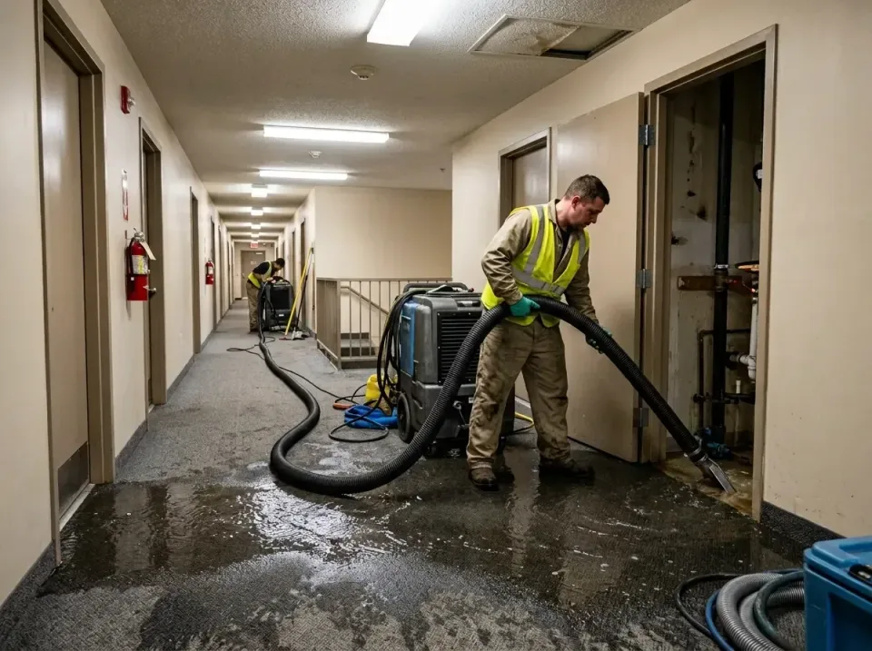 multi-unit-apartment-hallway-f-005 — frequently asked questions, Emergency Burst Pipe Water Extraction & Removal in Hazelwoo…